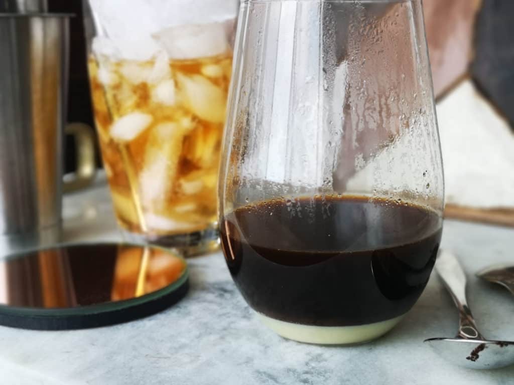 homemade Vietnamese coffee