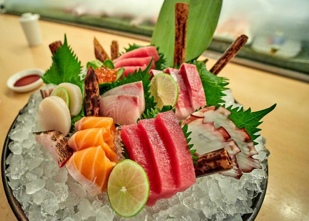 nigiri vs sashimi