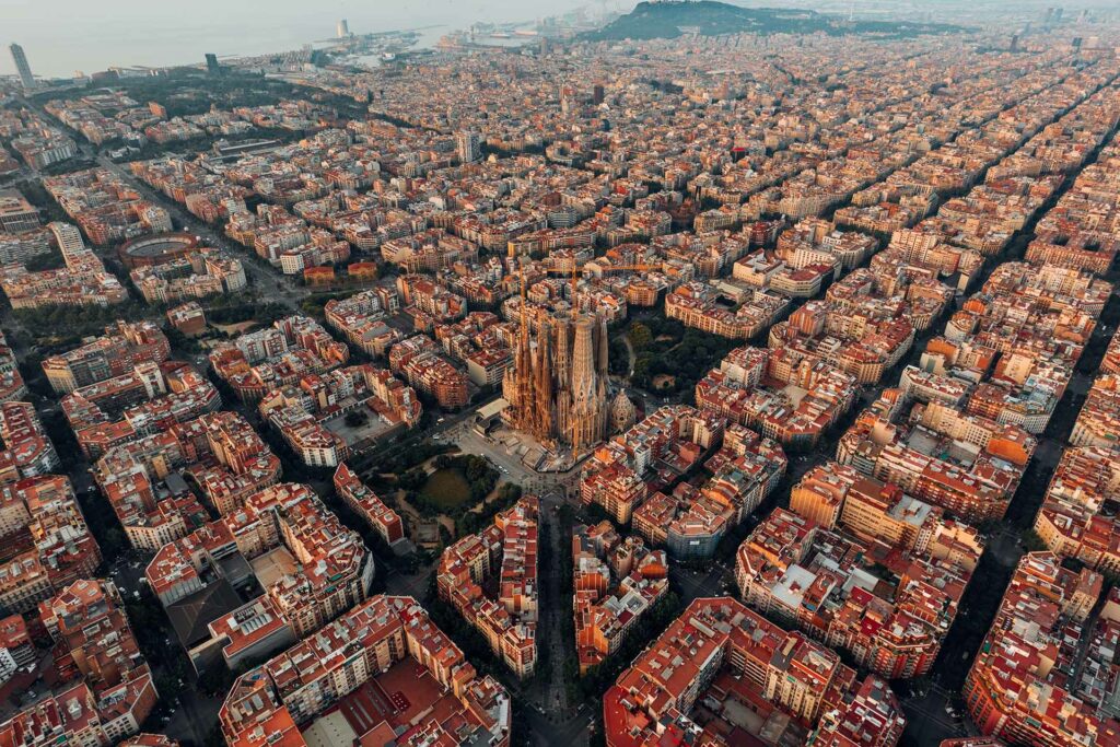 living in Barcelona, Spain