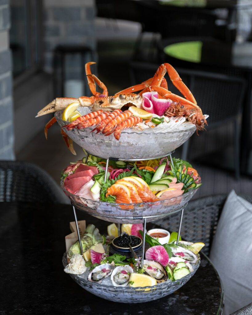 Sidecut Restaurant seafood tower