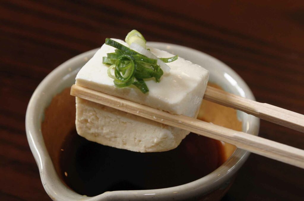 ponzu with tofu