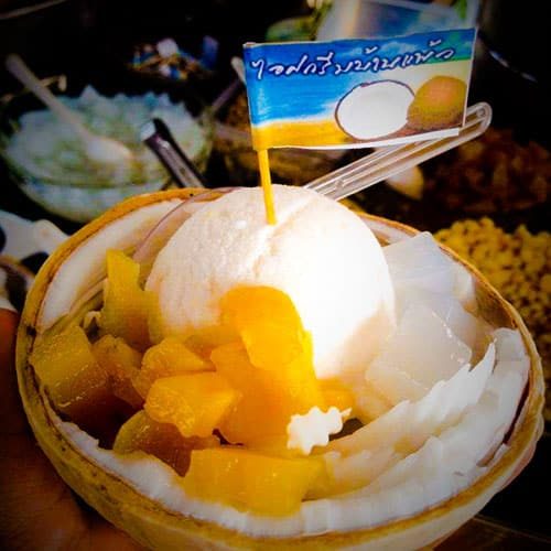 Thai coconut ice cream